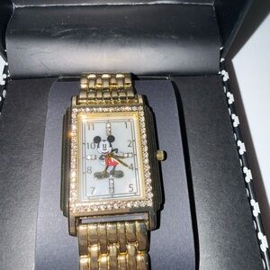 Gold Mickey Mouse Women's Watch